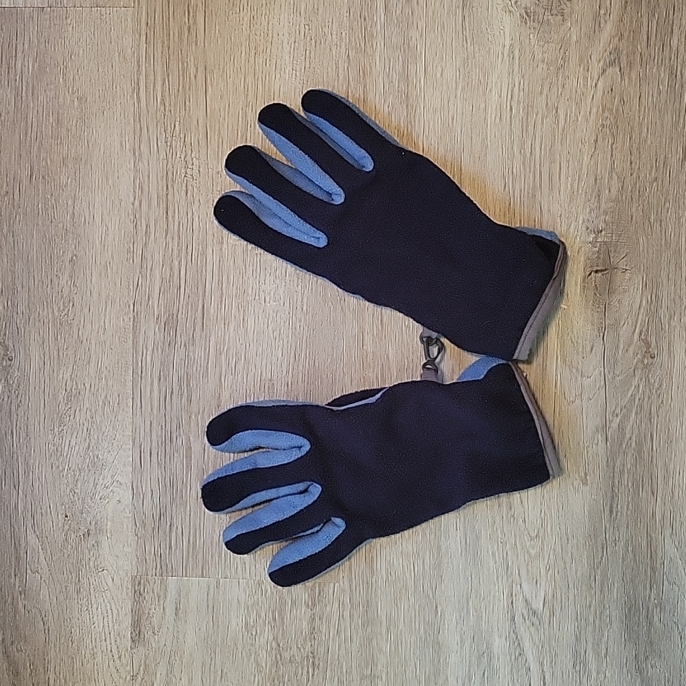 Gap blue fleece gloves large